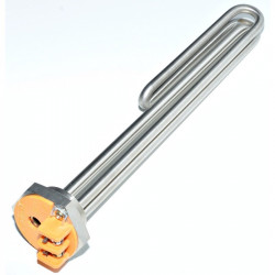 Rezistenta 3000 W nichelata cu filet si teaca termostat