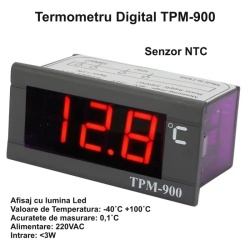 Termometru Digital -40˚C +110˚C TPM-900