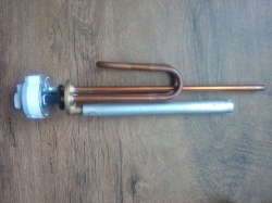 Rezistenta boiler flansa termostat 16A si anod picioare lungi 2000 W