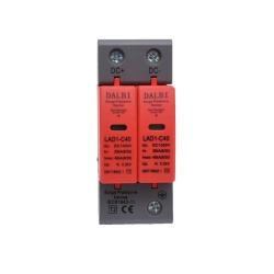Siguranta pentru Sisteme Fotovoltaice DC 1000V / LAD1-C40 Descarcator de Supratensiune