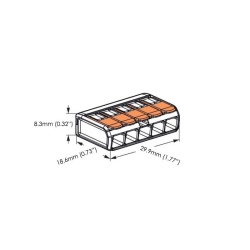 Conector Doza NOU 5 Fire 4KV / 32A