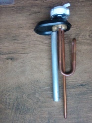 Rezistenta boiler 1200W Ariston cu flansa garnitura termostat 16A si anod de magneziu