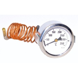 Termometru cu capilar metalic 0–350˚C pentru monitorizarea temperaturii in instalatii termice, cazane si boilere
