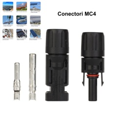 Conector MC4 de Sistem Solar Fotovoltaic-Kit 10 Set