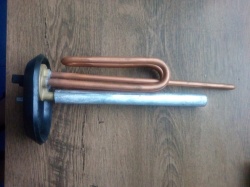 Rezistenta boiler Ariston 2000W cu flansa garnitura si anod de magneziu