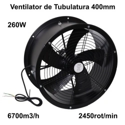 Ventilator rotund de Tubulatura 400mm 260W