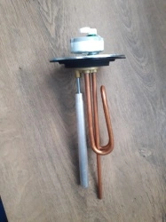 Kit Rezistenta boiler 1500W cu flansa rotunda garnitura termostat si anod magneziu