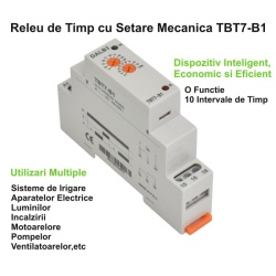 Releu de Timp 0,1s-10 zile , pe Sina Din TBT7-B1