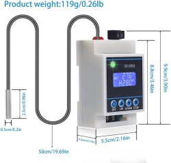 Termostat Digital -40 +110 ℃ 6-30 V