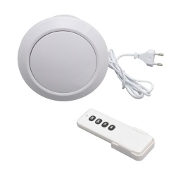 Ventilator Rotund de Baie 125mm 15W cu Clapeta Automata si Telecomanda Programatoare - IPX2