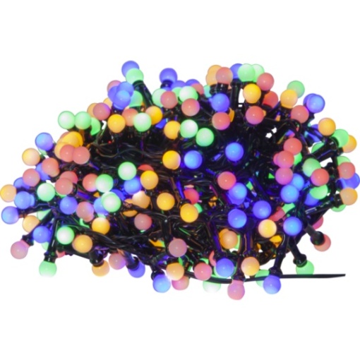 Ghirlanda luminoasa solara pentru exterior, 10m lungime cu 300 becuri LED, RGB