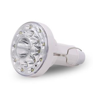 Bec LED portabil cu panou solar si carlig - Img 3