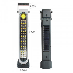 Lampa solara pentru camping 45 LED-uri, HEL-6855T, 39 cm x 6.9 cm - Img 3
