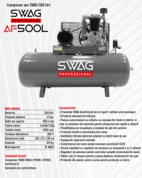 Compresor aer SWAG AF500L 380V - Img 2