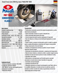 MAHA MBT 1000 Fisa tehnica