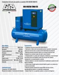 Compresor pe surub Gis GSE10/300/ES