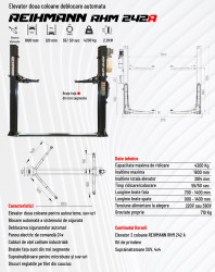 Brosura Elevator 2 coloane Reihmann RHM 242 A Profesional