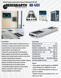Fisa tehnica Stand franare auto ITP Beissbarth BD 4131