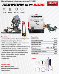 Utilaj mobil dejantat roti camioane, autocare, RHM-8026 7