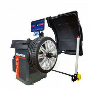 Aparat pentru echilibrat roti RHM W6 cu frana electromagnetica si laser 01