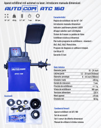 Aparat Echilibrat Roti Autocom ATC 160