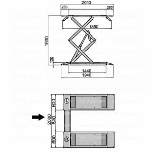 Elevator Auto Tip Foarfeca RHM S32