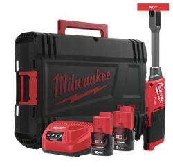 Antrenor cu clichet Milwaukee M12 FUEL™ INSIDER™ pass-through M12 FPTR-202X cu acumulator si incarcator