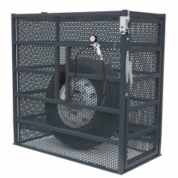 Cusca metalica de protectie pentru umflare roti camioane