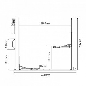 Elevator 2 coloane Reihmann RHM 242 A Profesional 6