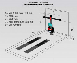 Stand direcție roți REIHMANN 3D EXPERT04