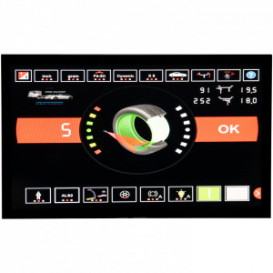 Aparat pentru echilibrat roti RHM W6 cu frana electromagnetica si laser display