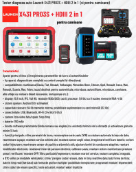 Tester diagnoză auto și camioane Launch X431 PRO3S + HDIII - Img 6