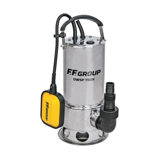 Pompa submersibila de drenaj, apa murdara DWSP 750X Inox