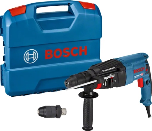 Ciocan rotopercutor SDS-plus 800W cu 2 mandrine, GBH 2-26 DFR Bosch