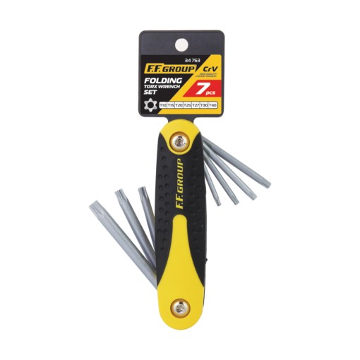 Set 7 chei imbus torx cu gaura cu maner TT10-40