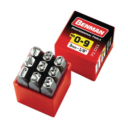 Set poansoane cifre 0-9, 9pcs