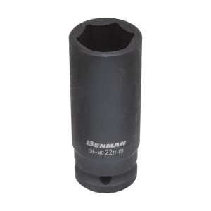 Cheie tubulara de impact CrMo, lunga 1/2'', 6 puncte, DIN3129 - Img 1