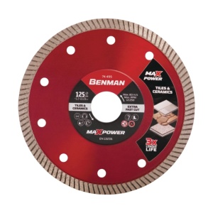 Disc diamantat turbo, placi ceramice MaxPower