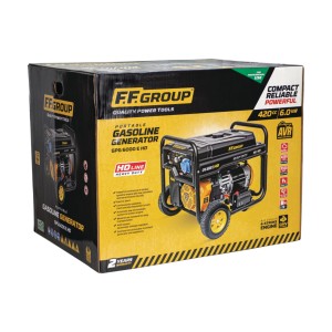 Generator de curent monofazat 6.0kVA, GPG 6000E HD, FF Group - Img 2