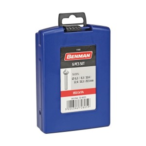 Set 6 tesitoare conice 90° HSS-Co5%, DIN335C - Img 2