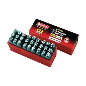 Set poansoane litere A-Z, 27pcs