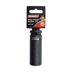 Cheie tubulara de impact CrMo, lunga 1/2'', 6 puncte, DIN3129 - Img 2