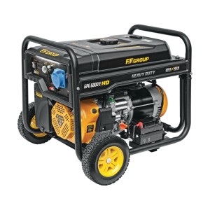Generator de curent monofazat 6.8kVA, GPG 6800E HD, FF Group - Img 1