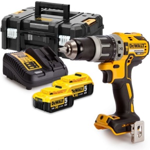 Masina de gaurit si insurubat cu 2 viteze + percutie 18V, DCD796, Dewalt