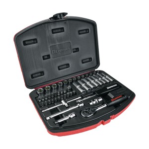 Trusa chei tubulare CrVa 1/4'', 48pcs