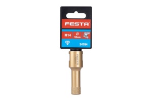 Carota diamantata pentru gresie M14 gold, Festa - Img 2
