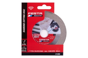 Disc diamantat taiere sticla / ceramica dura Festa Industry - Img 3