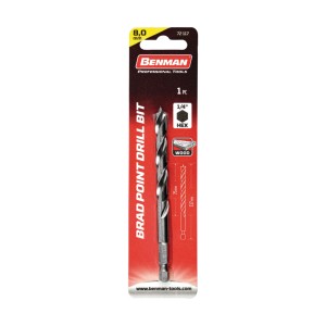 Burghiu pentru lemn HSS M2, portbit 1/4'' - Img 2
