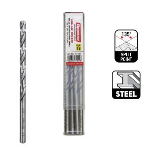 Burghiu pentru metal HSS-G, DIN340