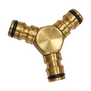 Conector rapid cu 3 cai alama - Img 1